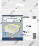 Plochý skládaný filtr Bosch PRO pro vysavač GAS18V-6LS.